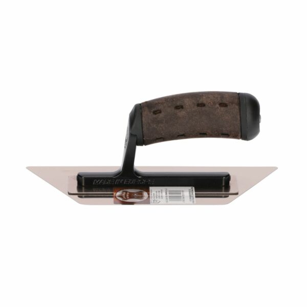 Glued gold inverted trapezoid venetian trowel leather vintage - Image 3