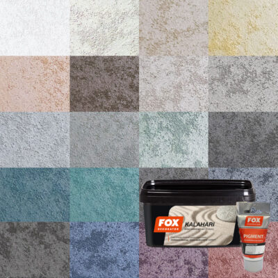 Kalahari White Decorative Paint Fox Dekorator [10m2] 1L + Colours