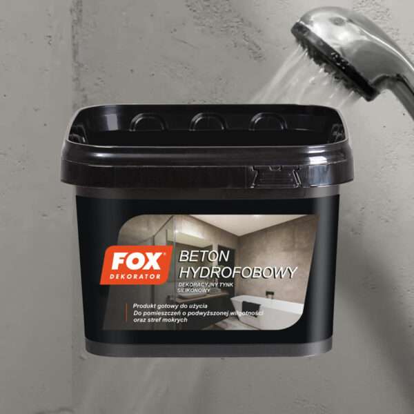 Beton Hydrofobowy Tynk Dekoracyjny Fox Dekorator [6m2] 14kg - Image 1