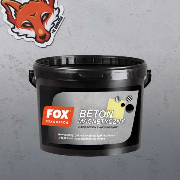 Beton Magnetyczny Tynk Dekoracyjny Fox Dekorator [6m2] 10kg - Image 1