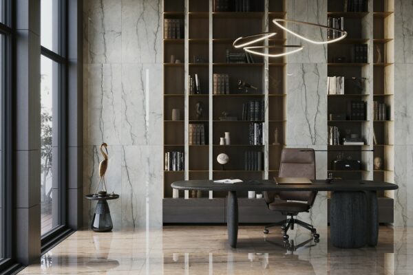 Piove Light Grey Polished Rect. 60x120 G1 Cersanit Tiles - Image 2