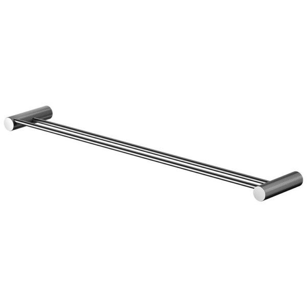 ZEN Towel rail double gun metal black - Image 1