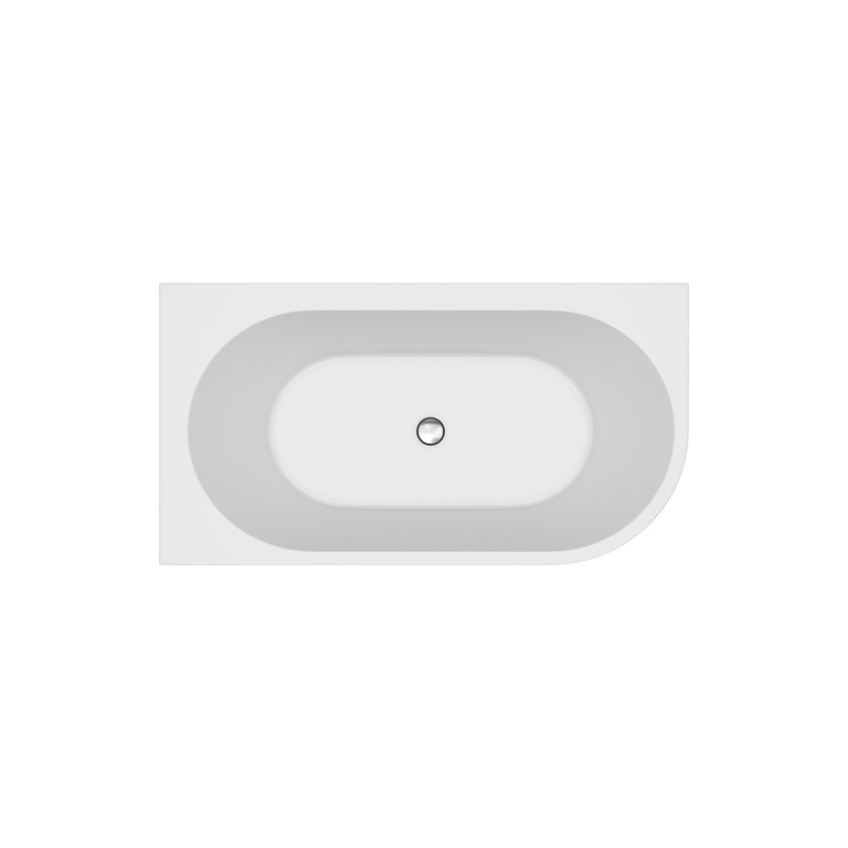 Crea 160x80 corner freestanding bathtub left - Image 2