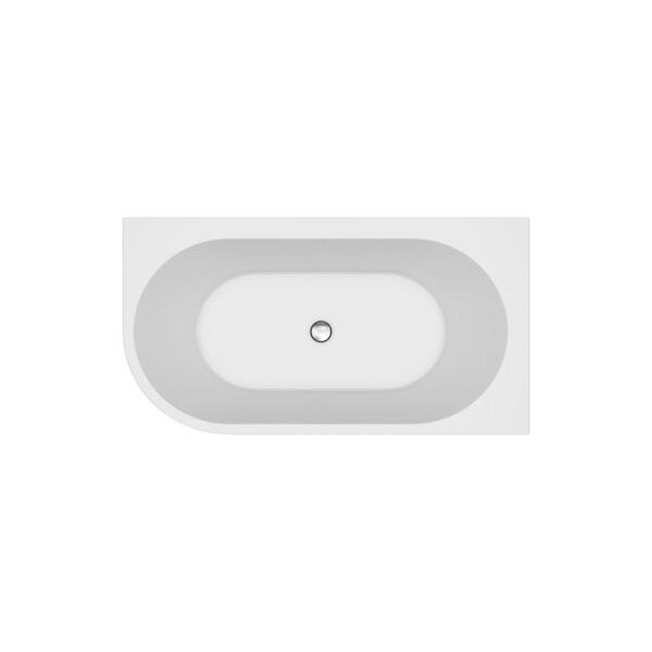 Crea 160x80 corner freestanding bathtub right - Image 2
