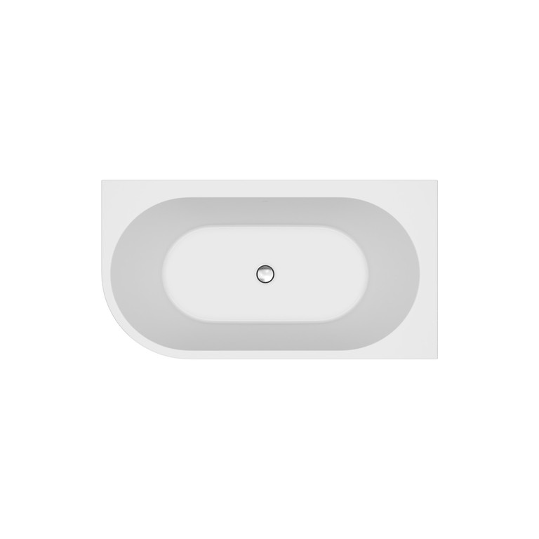Crea 160x80 corner freestanding bathtub right - Image 2